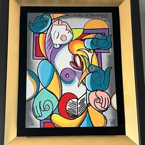 David Lebo, Birth of a New Day, 19 5/8" × 14 3/4" caldograph